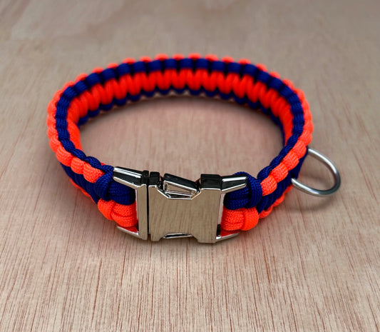 Cobra weave collar - Metal Buckle