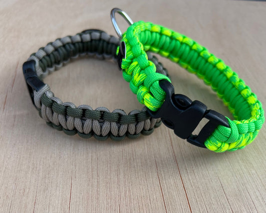Cobra weave collar - Shock-flex Clasp