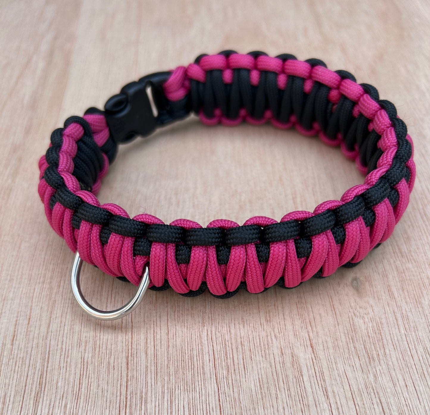King Cobra weave collar - Shockflex Side Release Buckle