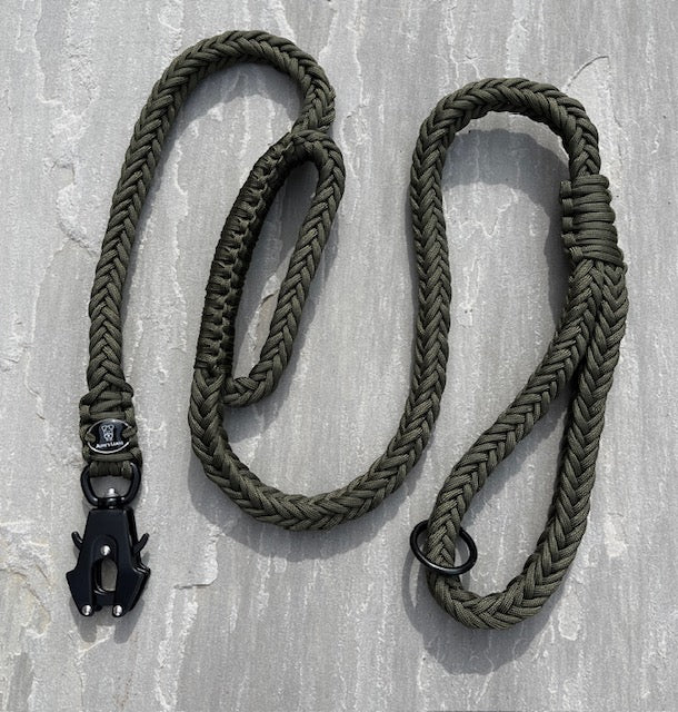 Paracord Tactical Frog Lead with Grab Handle