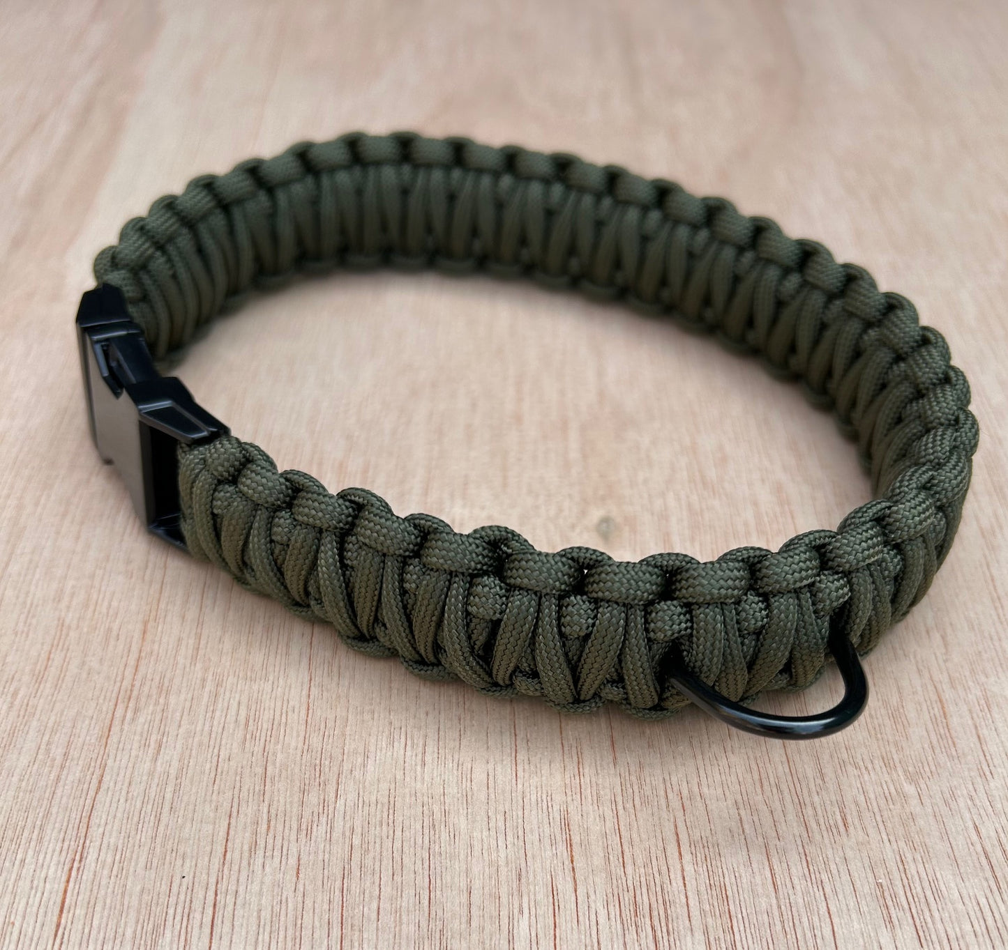 King Cobra weave collar - Metal Buckle