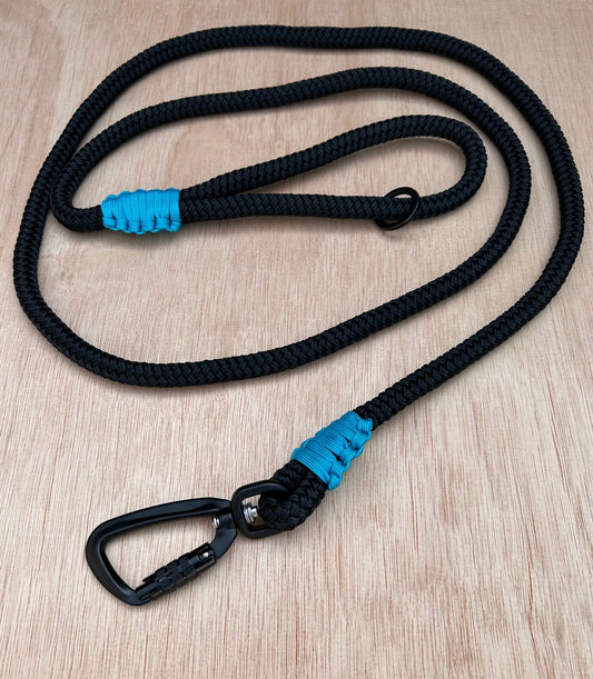 Marine Rope Lead (10mm) with aluminium self locking carabiner