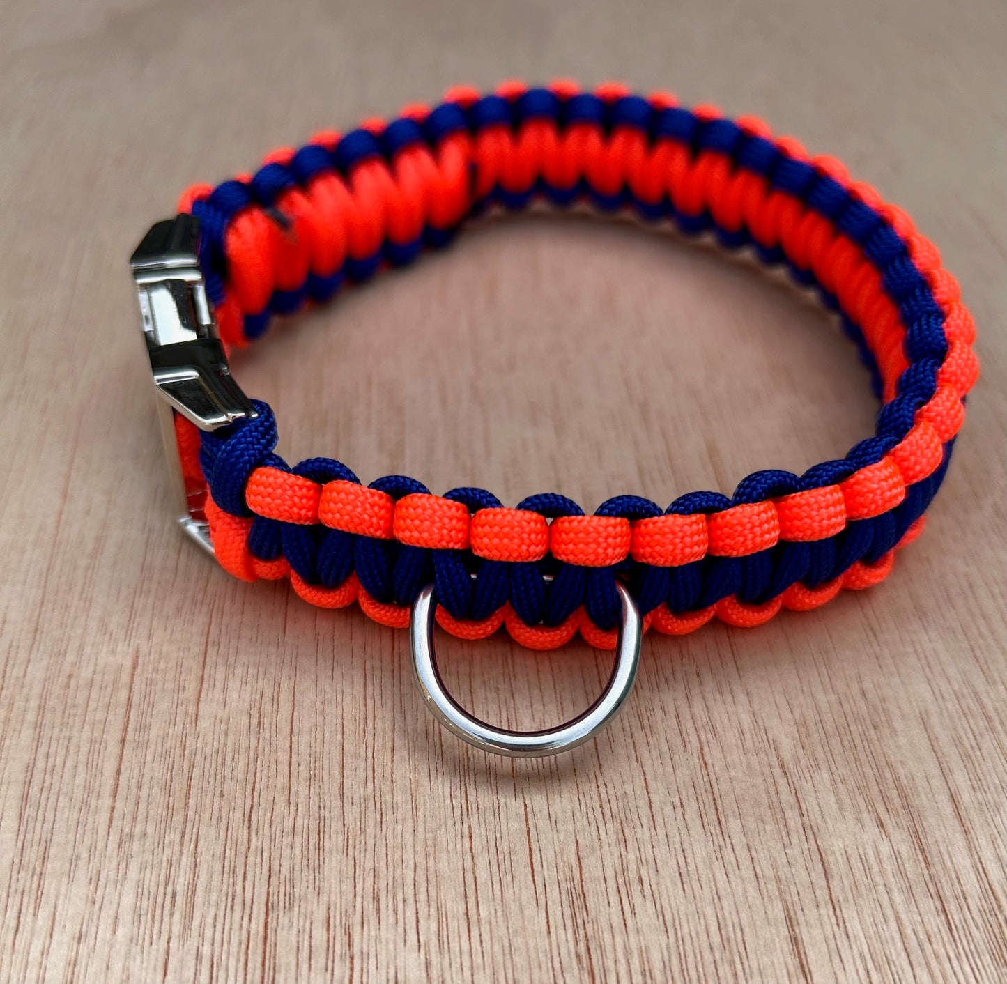 Cobra weave collar - Metal Buckle