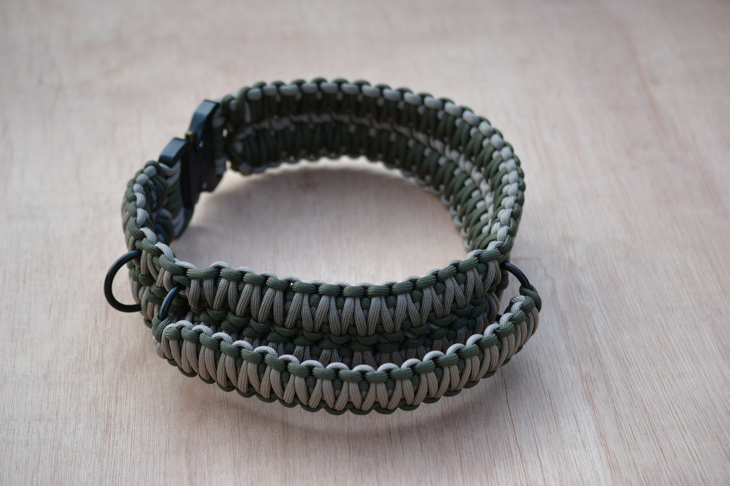 Double King Cobra weave collar - Tactical buckle