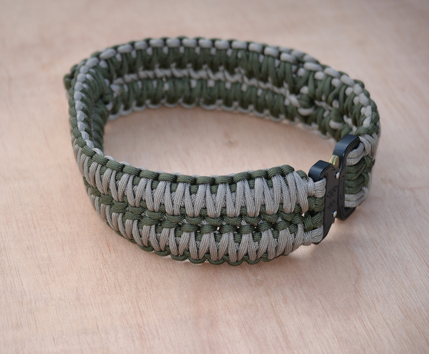 Double King Cobra weave collar - Tactical buckle