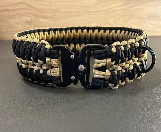 Double King Cobra weave collar - Tactical buckle
