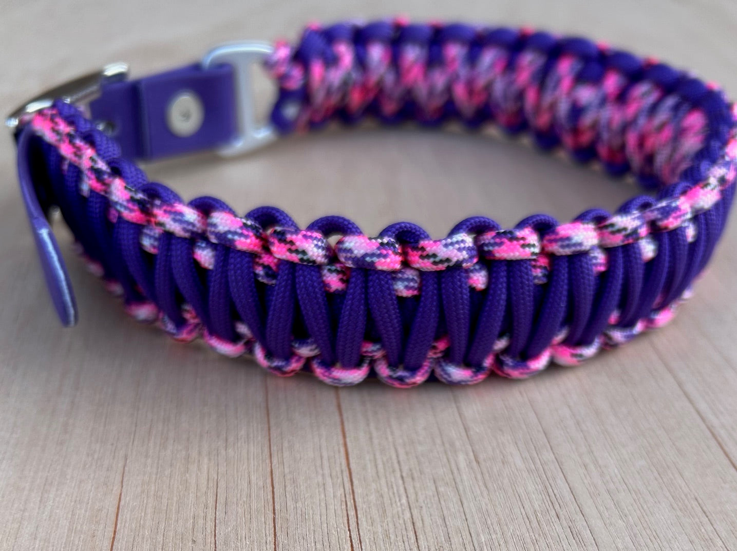 King Cobra weave collar - Adjustable