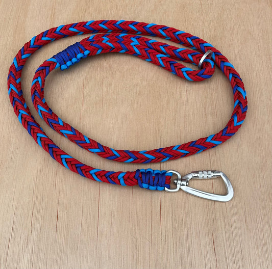 Chunky Paracord Lead with Self Locking Carabiner
