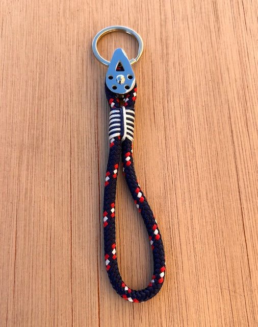 Nautical Pulley Rope Keyring