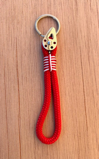 Nautical Pulley Rope Keyring