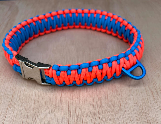 King Cobra weave collar - Metal Buckle