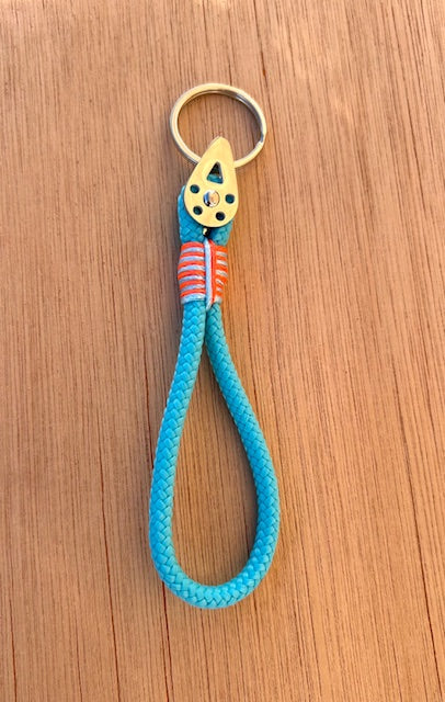 Nautical Pulley Rope Keyring